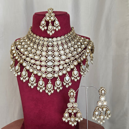 Royal Kundan Polki Choker Necklace Set