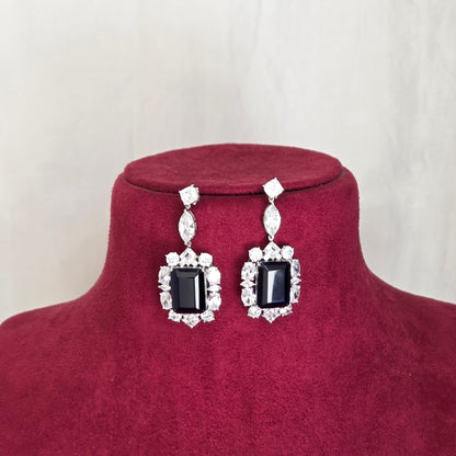 Midnight Sapphire Statement Necklace Set