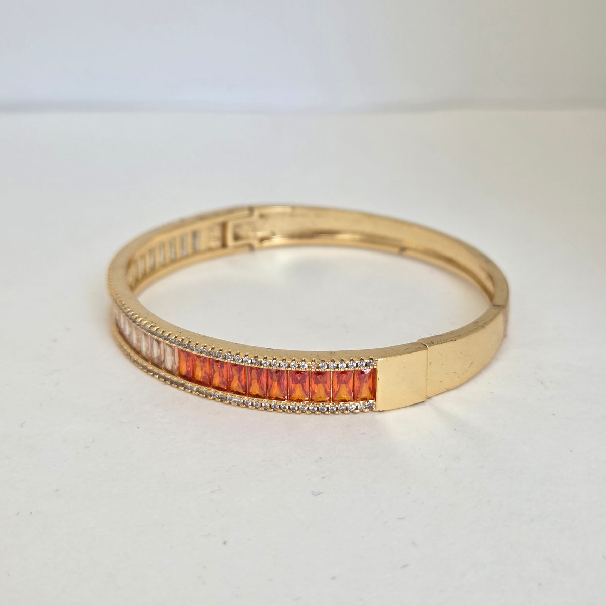 Ombré Zircon Baguette Bangle