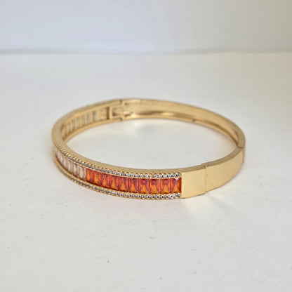 Ombré Zircon Baguette Bangle