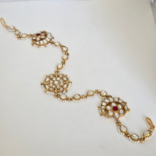 Ruby Kundan Sheeshphool