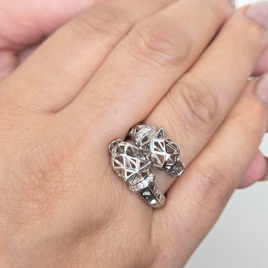 Leopard Wrap Ring