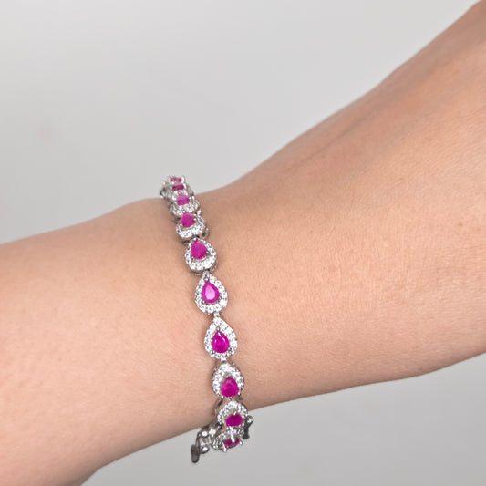 Tear Drop Zircon Bracelet