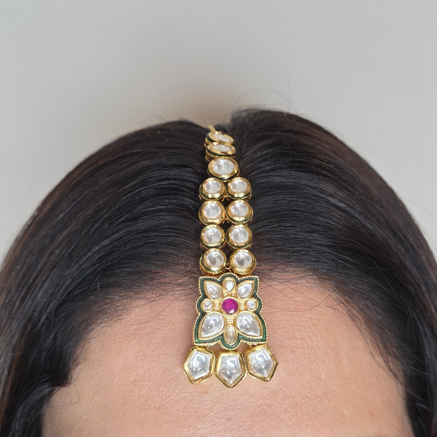 Kundan Bridal Ethnic Necklace Set with MaangTikka
