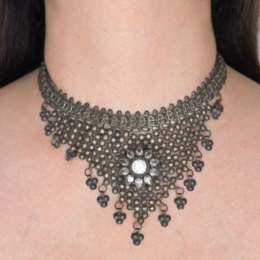 Oxidised Necklace Set
