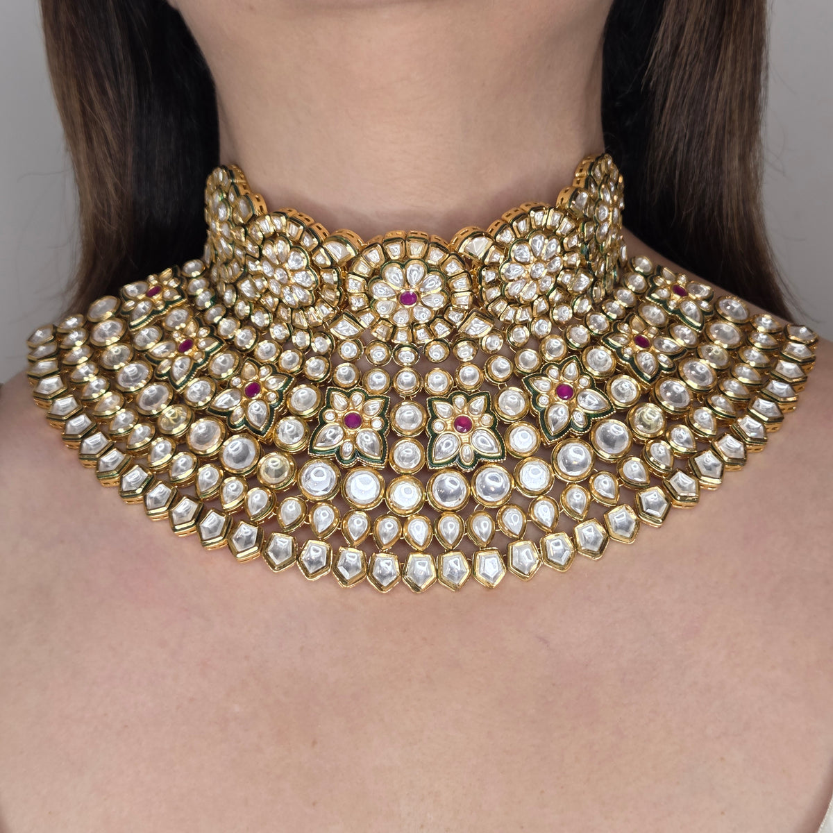 Kundan Bridal Ethnic Necklace Set with MaangTikka