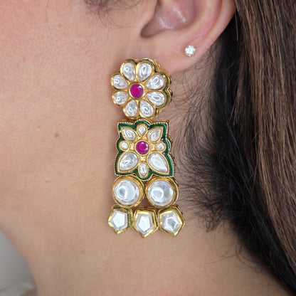 Kundan Bridal Ethnic Necklace Set with MaangTikka