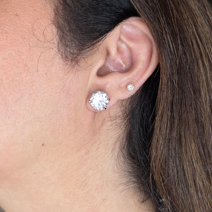 Classic Solitaire CZ Necklace Set