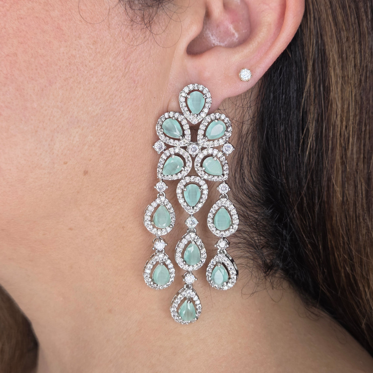 Coloured Zircon Danglers