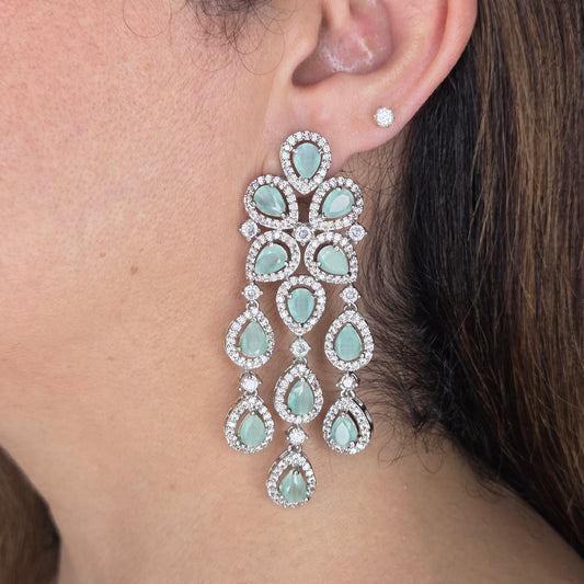 Coloured Zircon Danglers