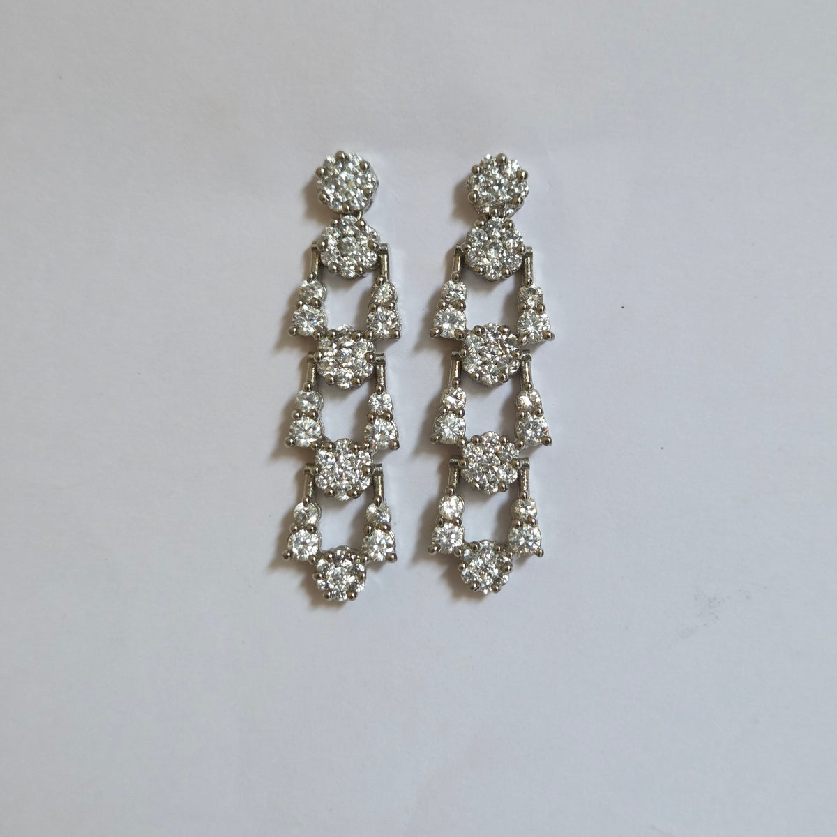 Zircon Cluster Earrings