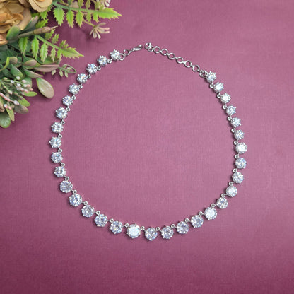 Classic Solitaire CZ Necklace Set