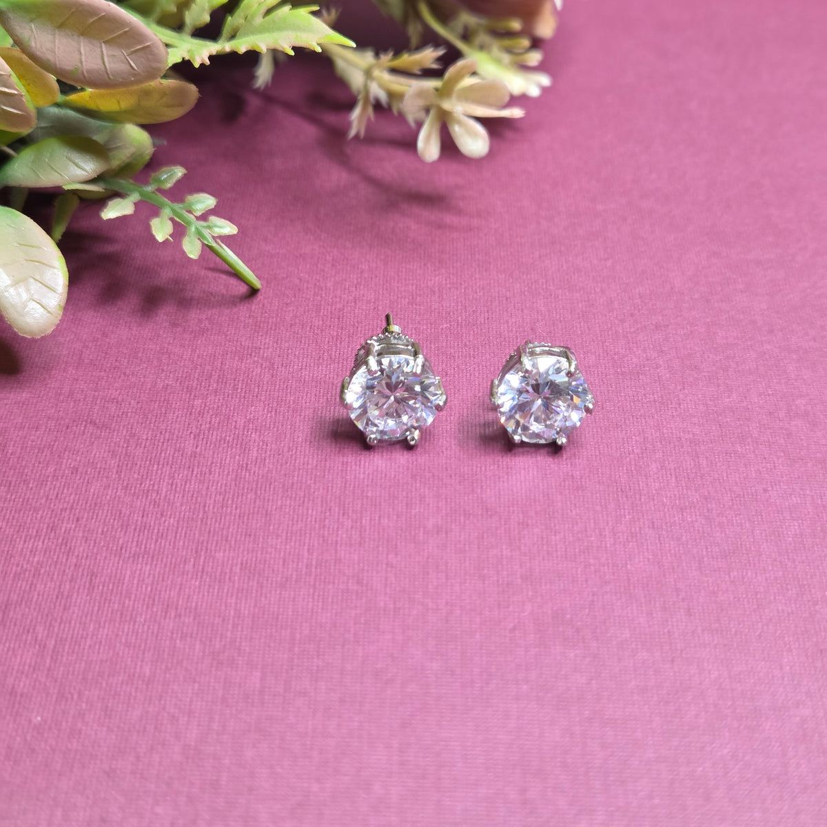 Classic Solitaire CZ Necklace Set