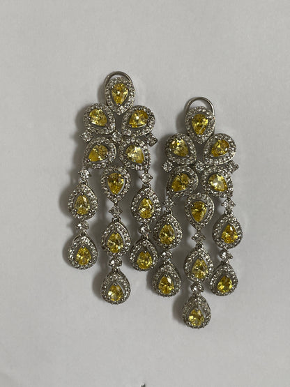 Coloured Zircon Danglers