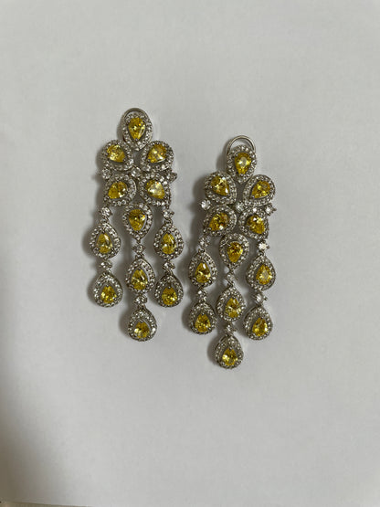 Coloured Zircon Danglers