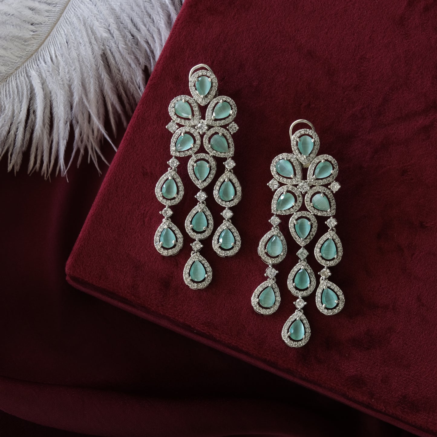 Coloured Zircon Danglers