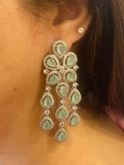 Coloured Zircon Danglers