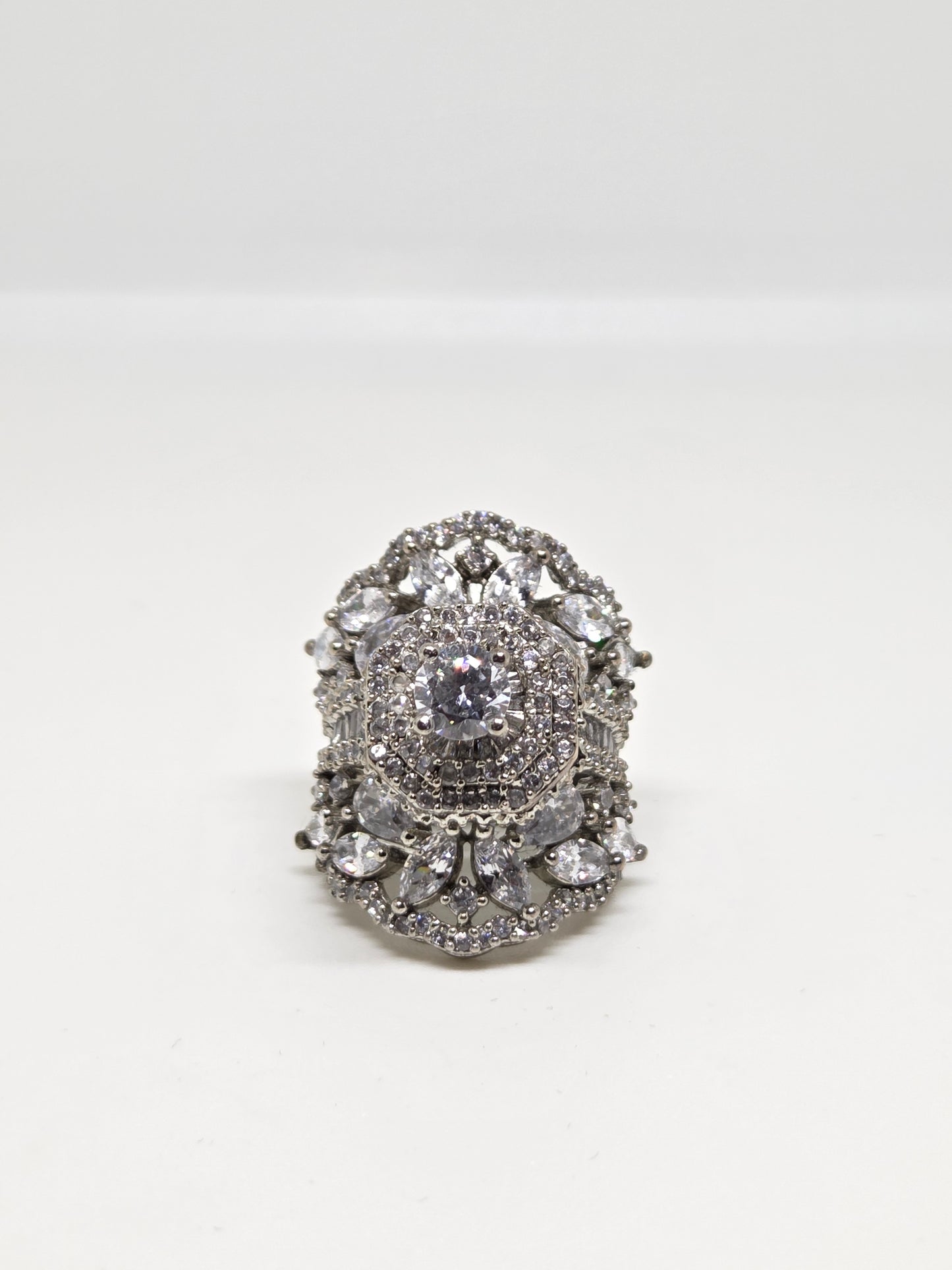 Zircon Cocktail Ring