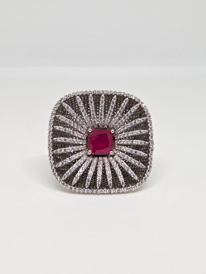 Crimson Stone Ring