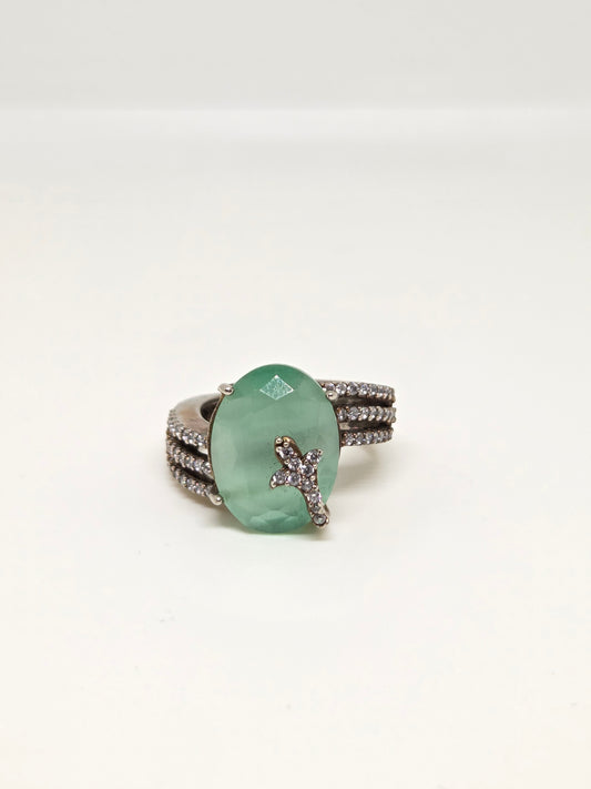 Coloured Stone Cocktail Ring
