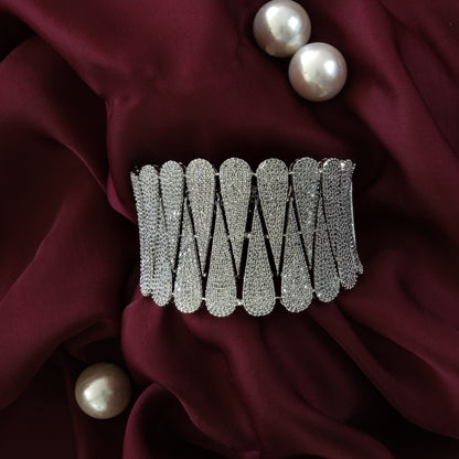 Chunky Zircon Studded Bracelet
