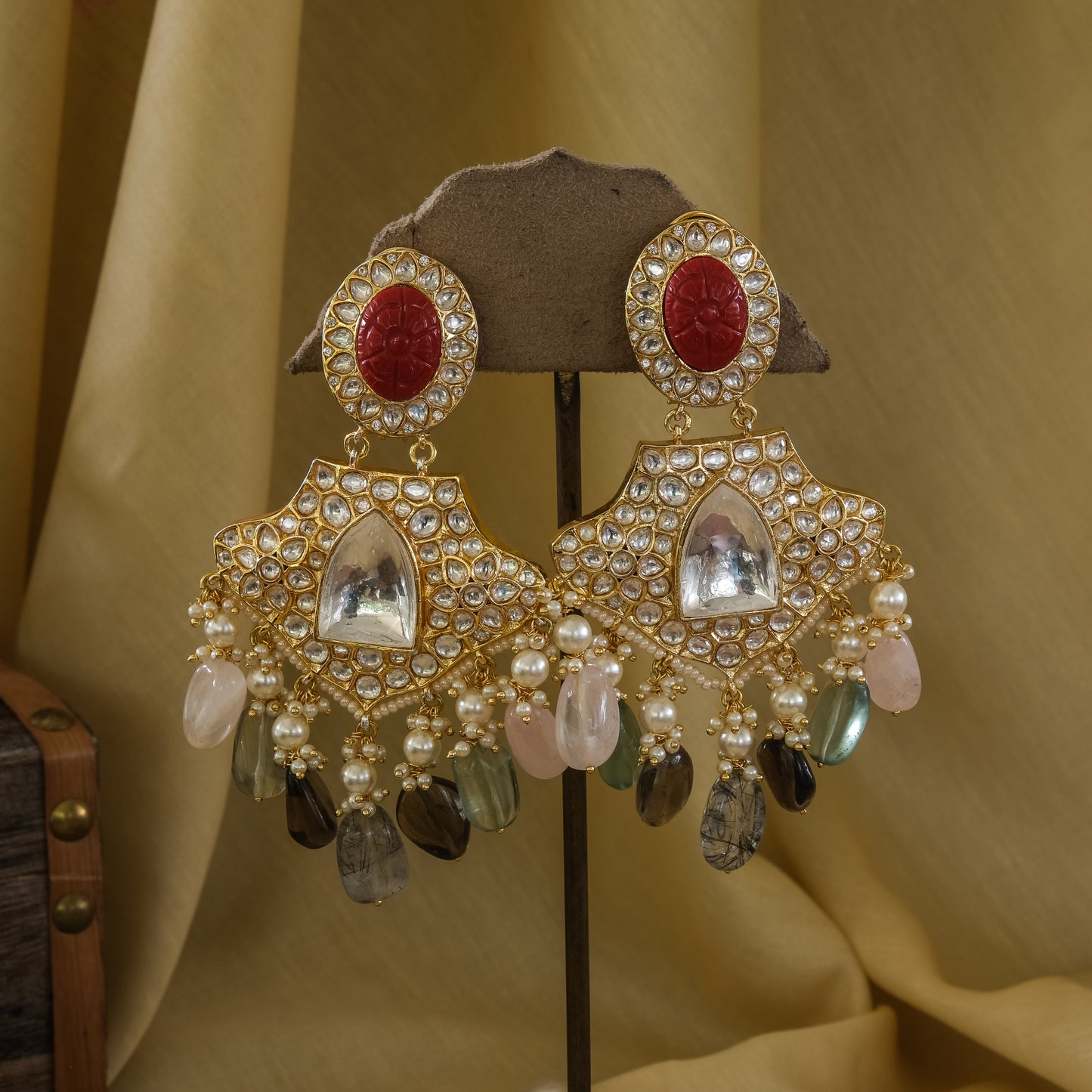 Kundan and Navratna Complete Bridal Set