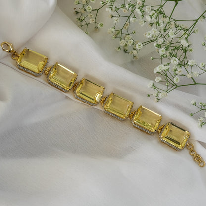 Semi Precious Doublet Crystal Necklace Set