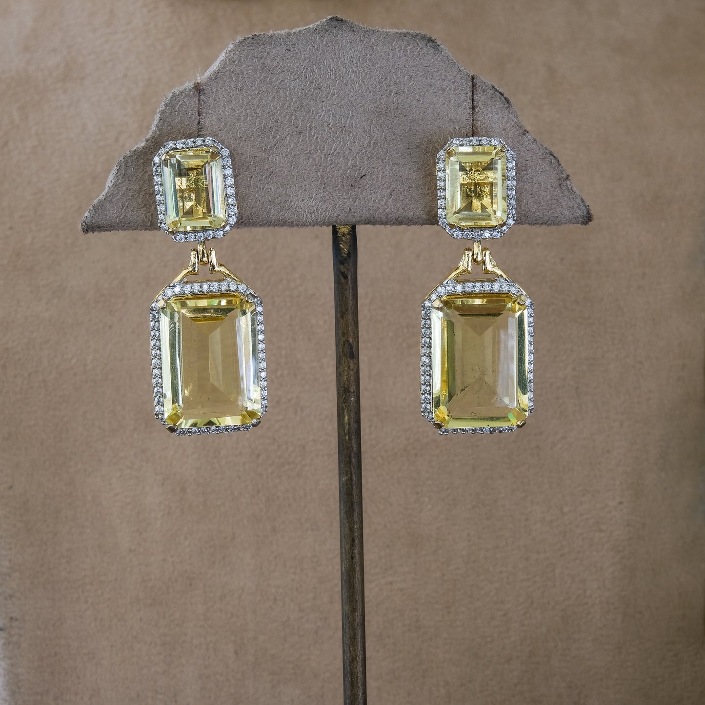 Semi Precious Doublet Crystal Necklace Set