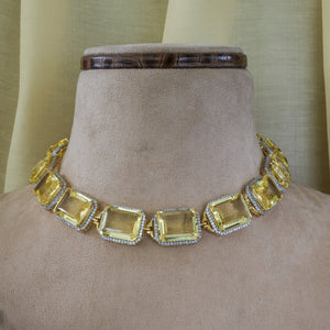 Semi Precious Zircon Necklace Set
