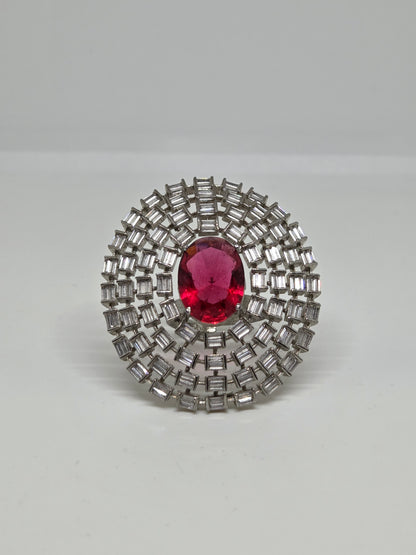 Faux Ruby Ring