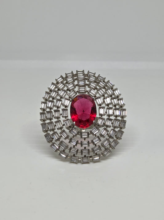 Faux Ruby Ring