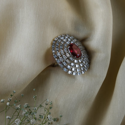 Faux Ruby Ring