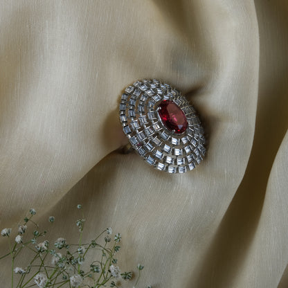 Faux Ruby Ring