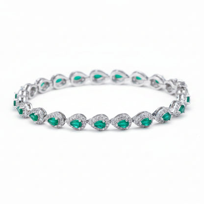 Tear Drop Zircon Bracelet