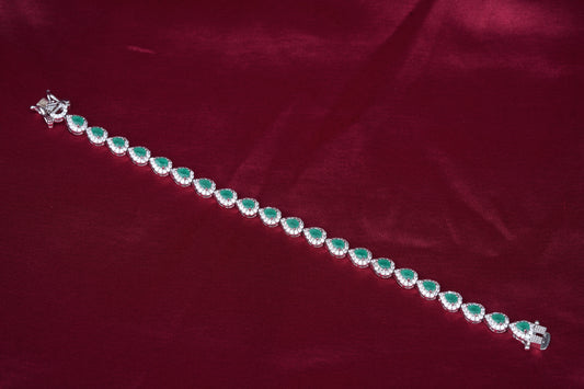 Tear Drop Zircon Bracelet