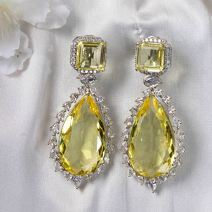 Crystal Earrings with Zircon AccentsStudio6Jewels