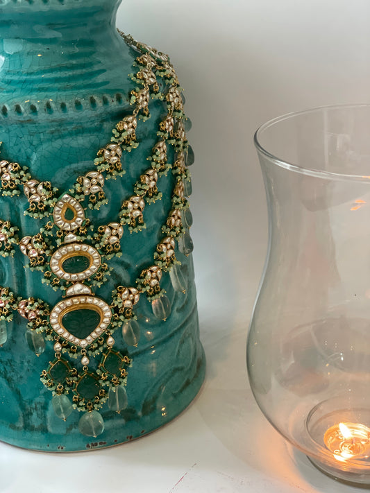 Kundan Bridal Pastel Layered Necklace
