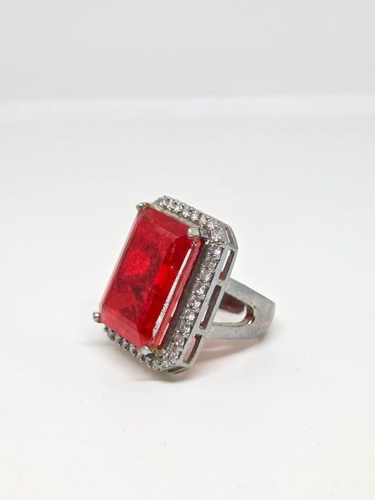 Ruby Doublet Ring