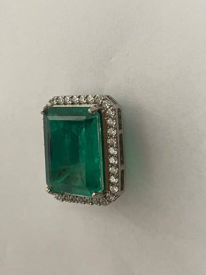 Emerald Doublet Studs