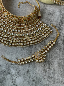 Heavy Bridal Kundan Jewellery Complete Set
