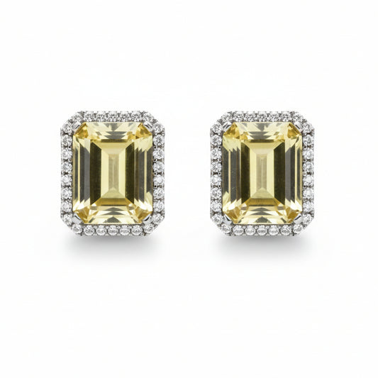 Doublet Studs with Studded Border