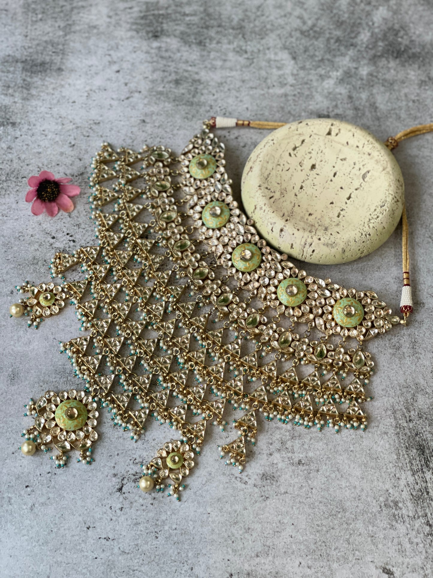 Bridal Pacchi Kundan Set