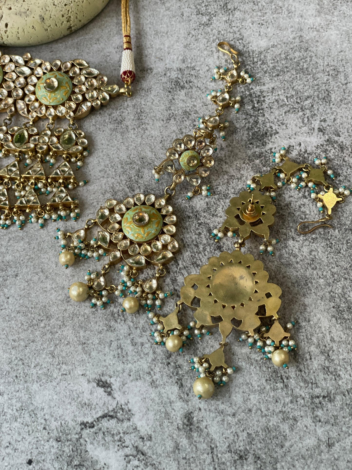 Bridal Pacchi Kundan Set