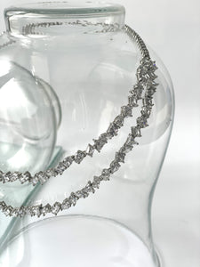 Two Layered Zircon Necklace