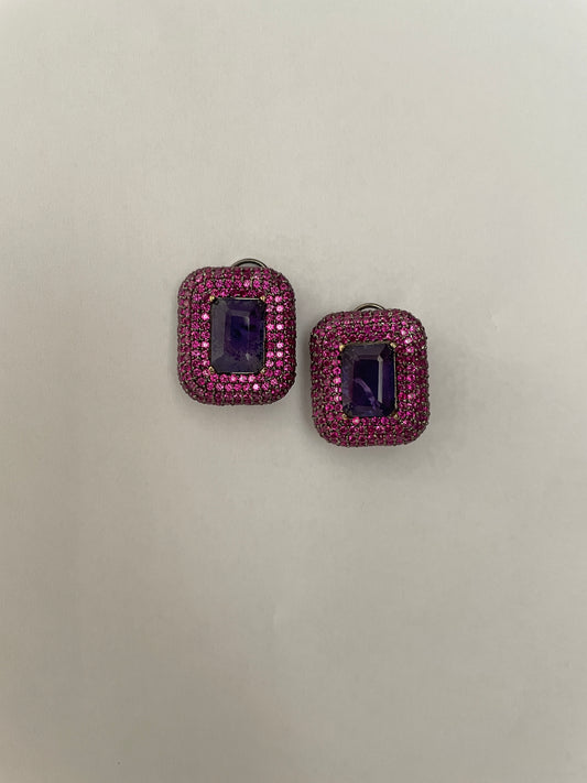 Zircon Doublet Studs