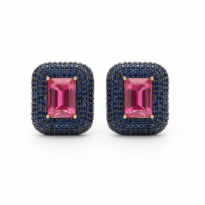 Zircon Doublet Studs