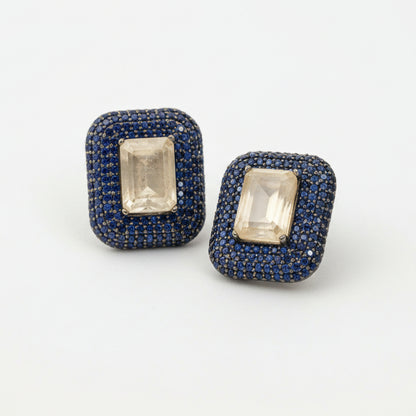 Zircon Doublet Studs