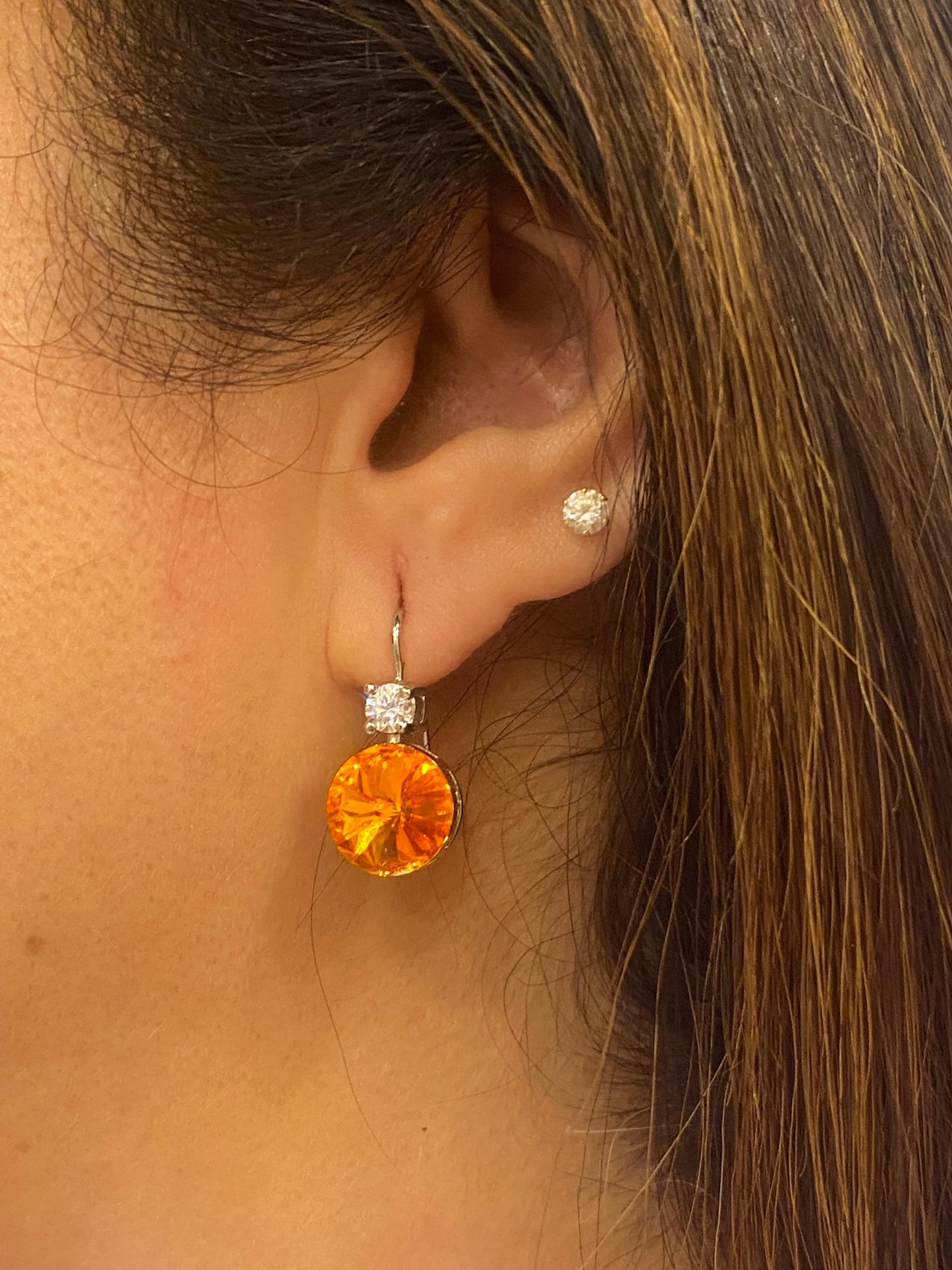 Mini Studs with Vibrant Stones