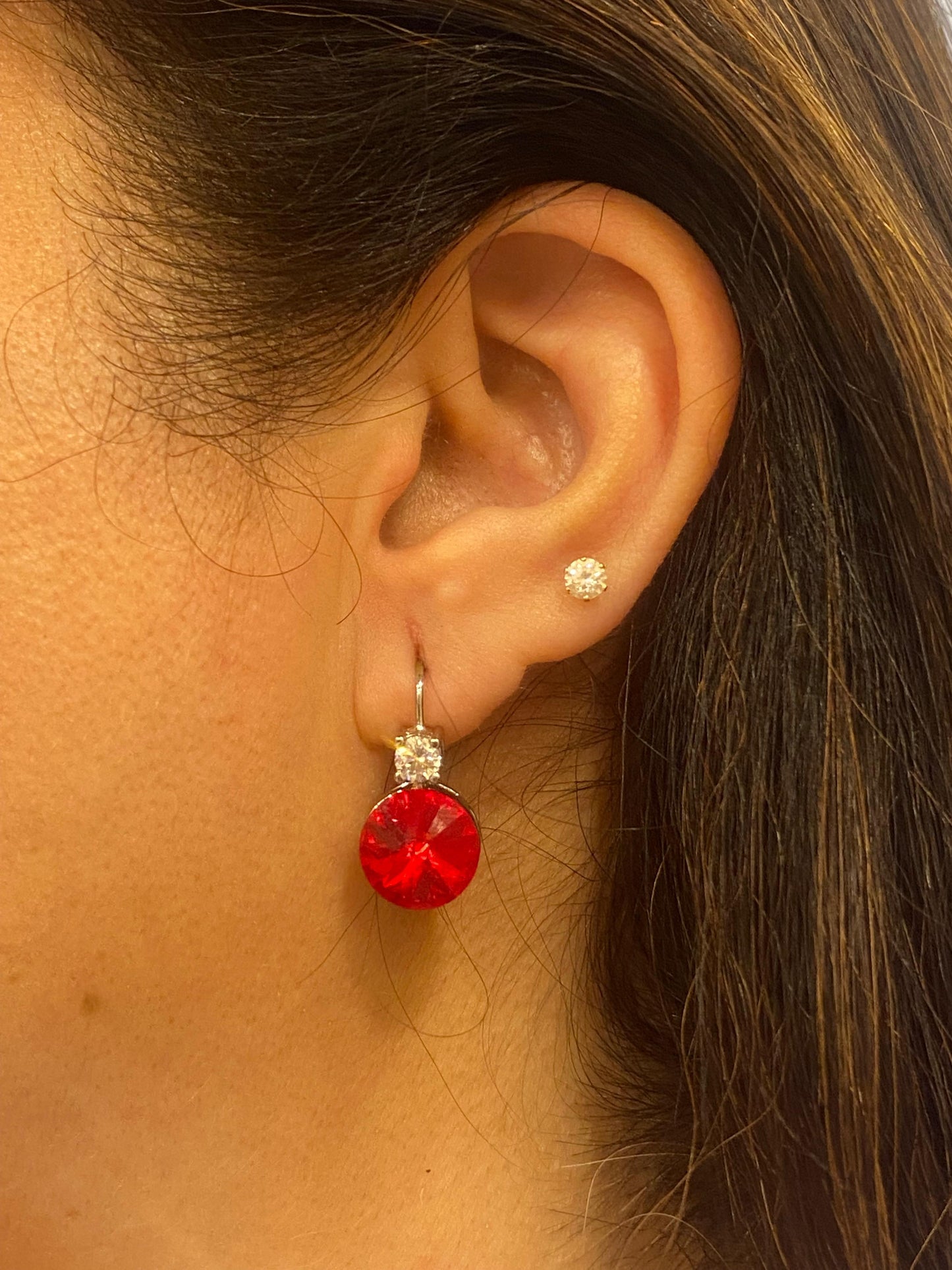 Mini Studs with Vibrant Stones