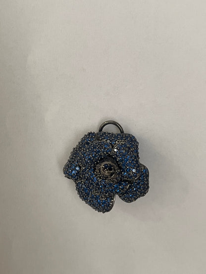 Zircon Rose Flower Studs